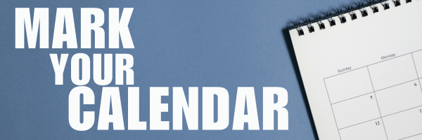 Mark Your Calendar Banner 